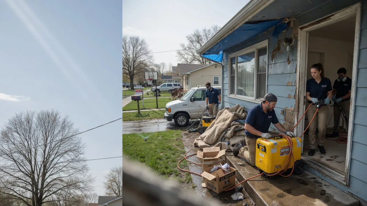 Basement Flood Cleanup in Hebron, KY near me